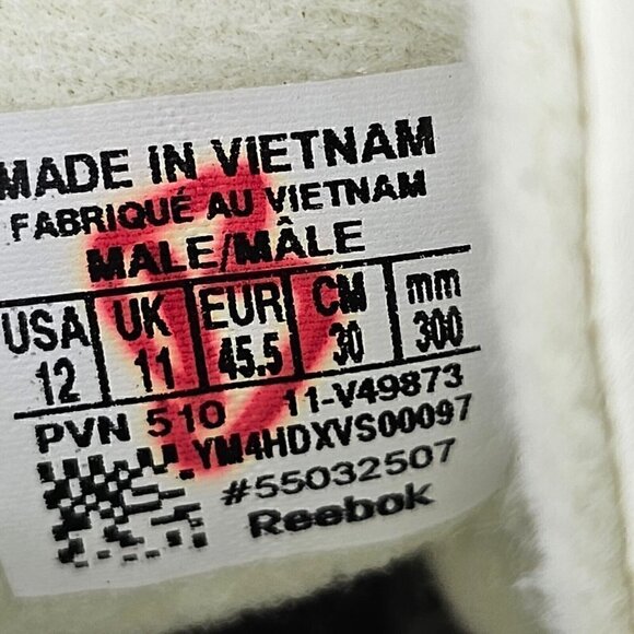 REEBOK DMX Comfort Deluxe II Men's Walking Shoes Size 12 Off White Hook & Loop - Picture 7 of 9